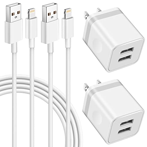 10FT iPhone 14 13 12 Fast Charger [MFi Certified], LUOSIKE 20W USB C Charger Block PD Wall Plug with 10Foot Long USB-C to Lightnings Cable for iPhone 14/13/12/Pro Max/Mini/11/XS/XR/X/8, Airpods, iPad